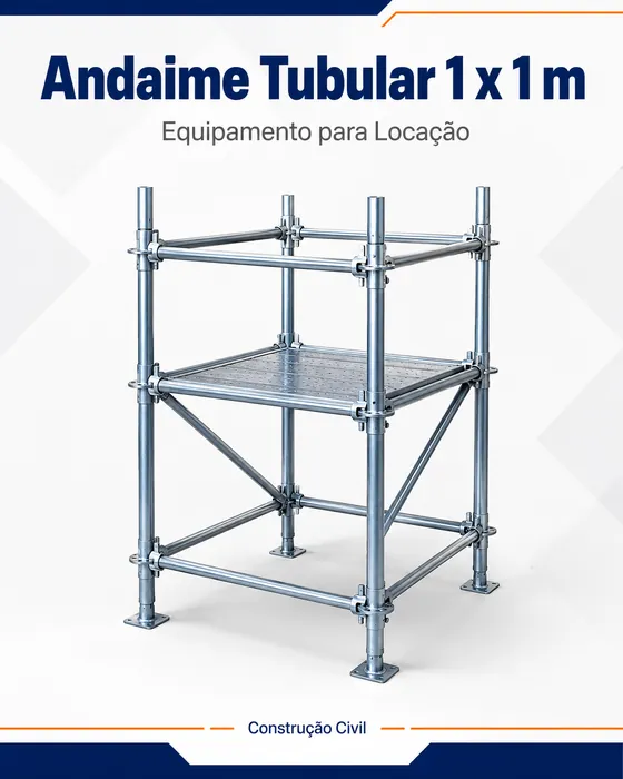 Andaime Tubular 1x1m