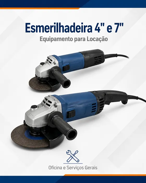 Esmerilhadeira 4" e 7"