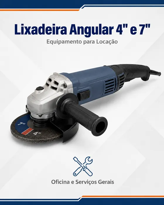 Lixadeira Angular 4" e 7"