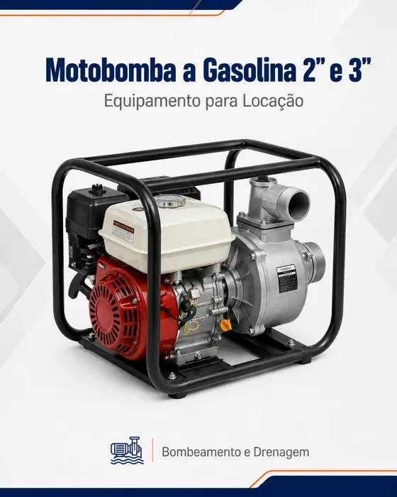 Motobomba a Gasolina 2" e 3"