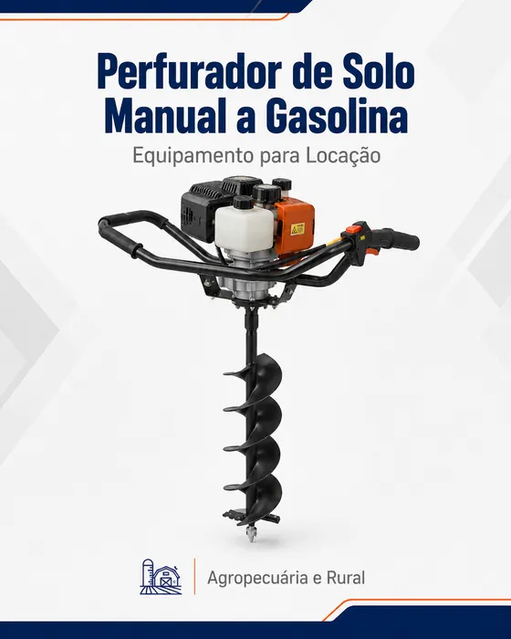 Perfurador de Solo Manual a Gasolina